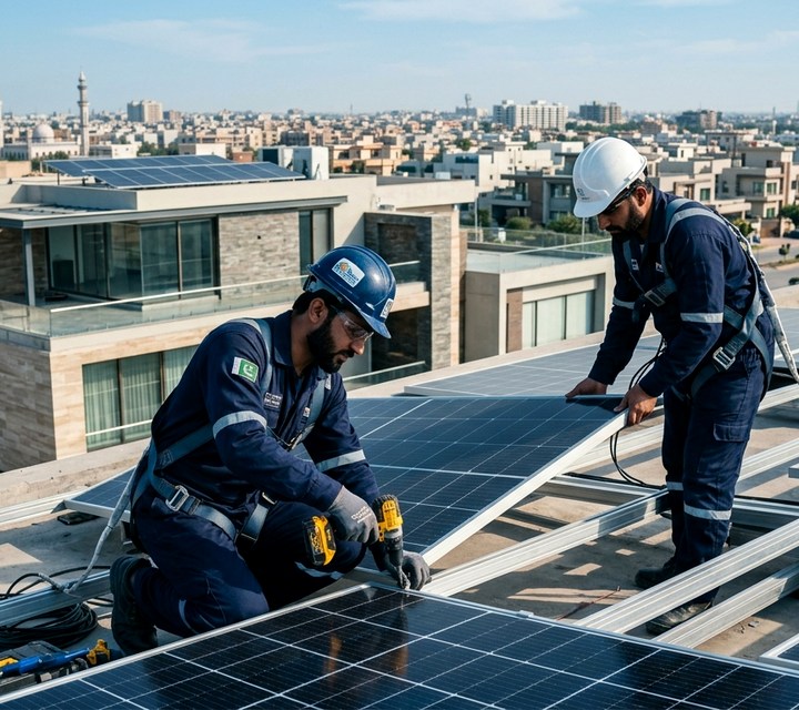 Solar Rooftop Installation
